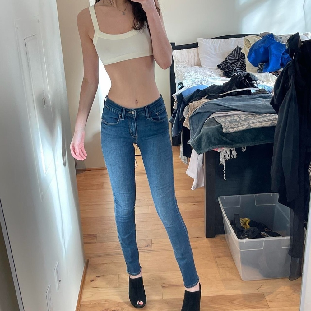 Levi's Blue Skinny Jeans for Women